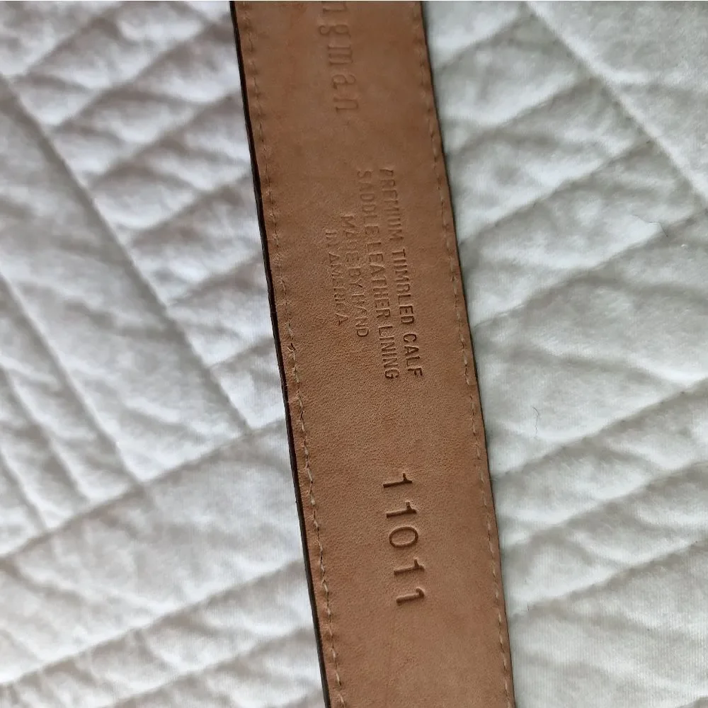 Martin Dingman leather men's belt